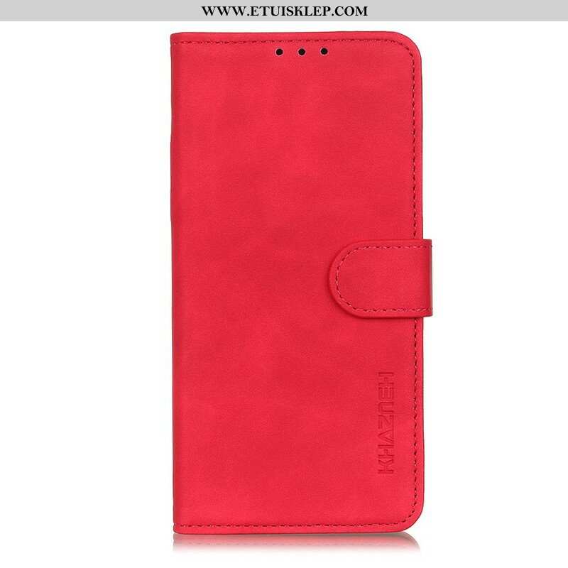 Etui Folio do Asus Zenfone 8 Matowy Efekt Skóry Vintage Khazneh